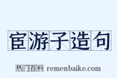 宦游子造句是什么意思的图片